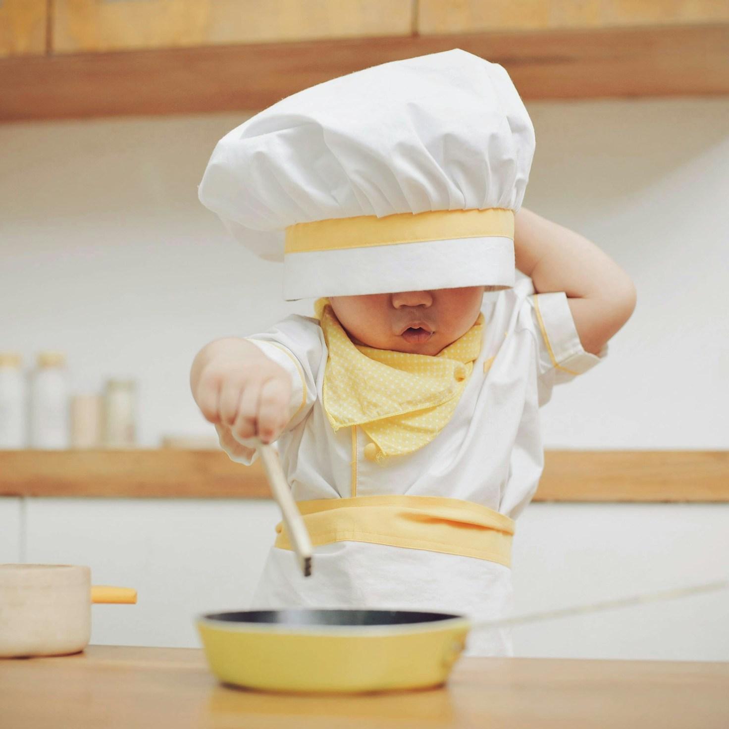 Balanced healthy meal prepared in a home kitchen